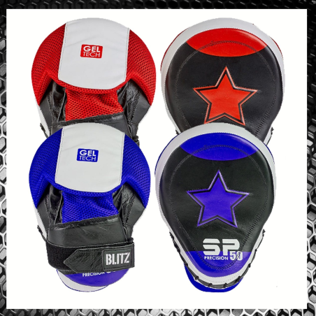  Gel Tech Focus Pads - Blue/Red