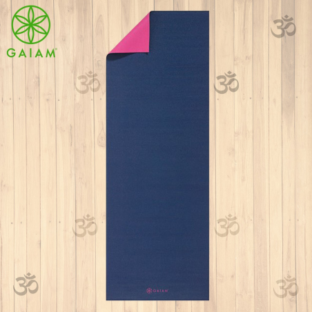Gaiam 2 Colors Premium Navy Blue Tappetino Yoga 5mm Pratica Yoga Asana