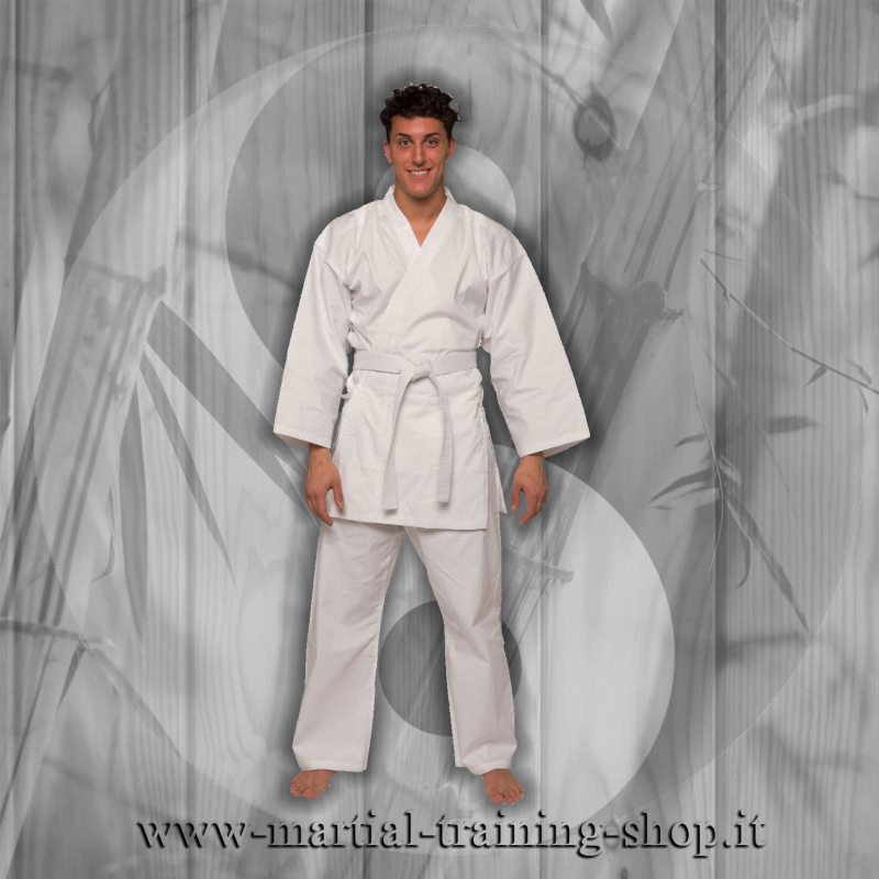 Be Martial Karategi Bianco Beginner 170 cm Uniforme Divisa Karate Arte Marziali