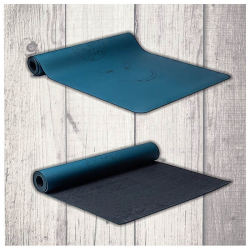 Tappetino Yoga Antiscivolo Ecologico Fasi Lunari Blue Lagoon