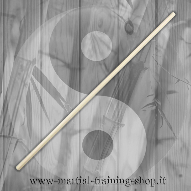 Bastone Jo In Legno Bianco Allenamento Arti Marziali Aikido Karate