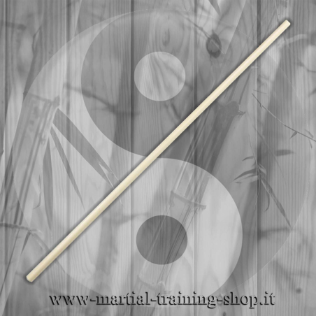Bastone Jo In Legno Bianco Allenamento Arti Marziali Aikido Karate