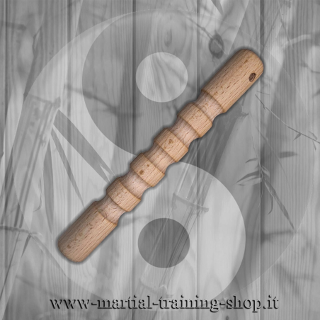 Dos Puntas Kubotan in Faggio naturale Kali Escrima Difesa Personale Krav Maga