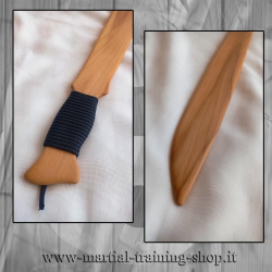 Espada in Legno di Faggio con Paracord Spada da Allenamento Kali Escrima Arti Marziali