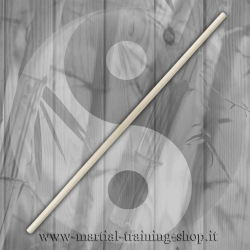 Bastone Lungo Bo in Legno Bianco Da Allenamento Arti Marziali
